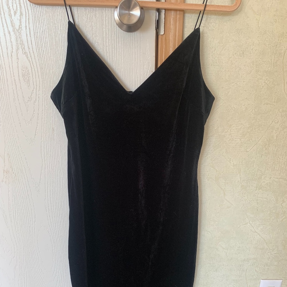 Black Velvet Dress